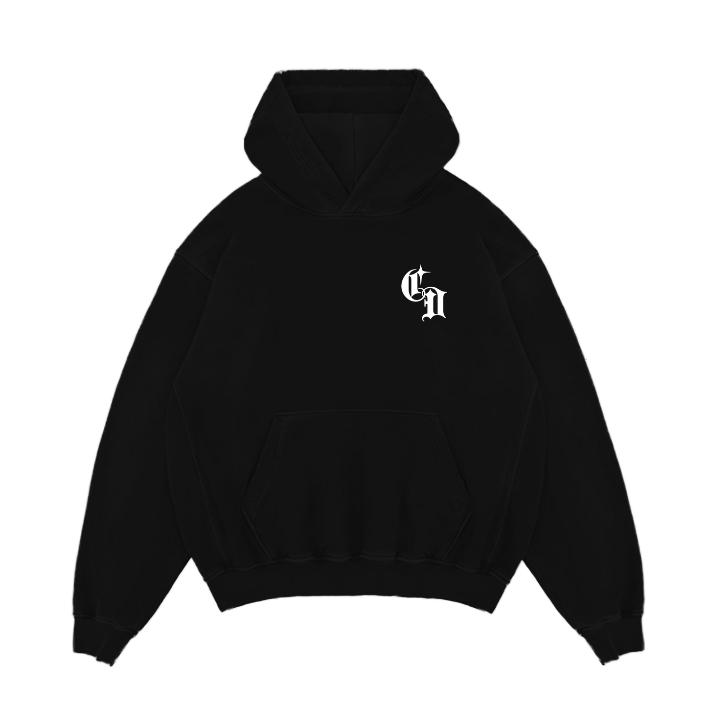 CHINESE DEMON HOODIE - BLACK